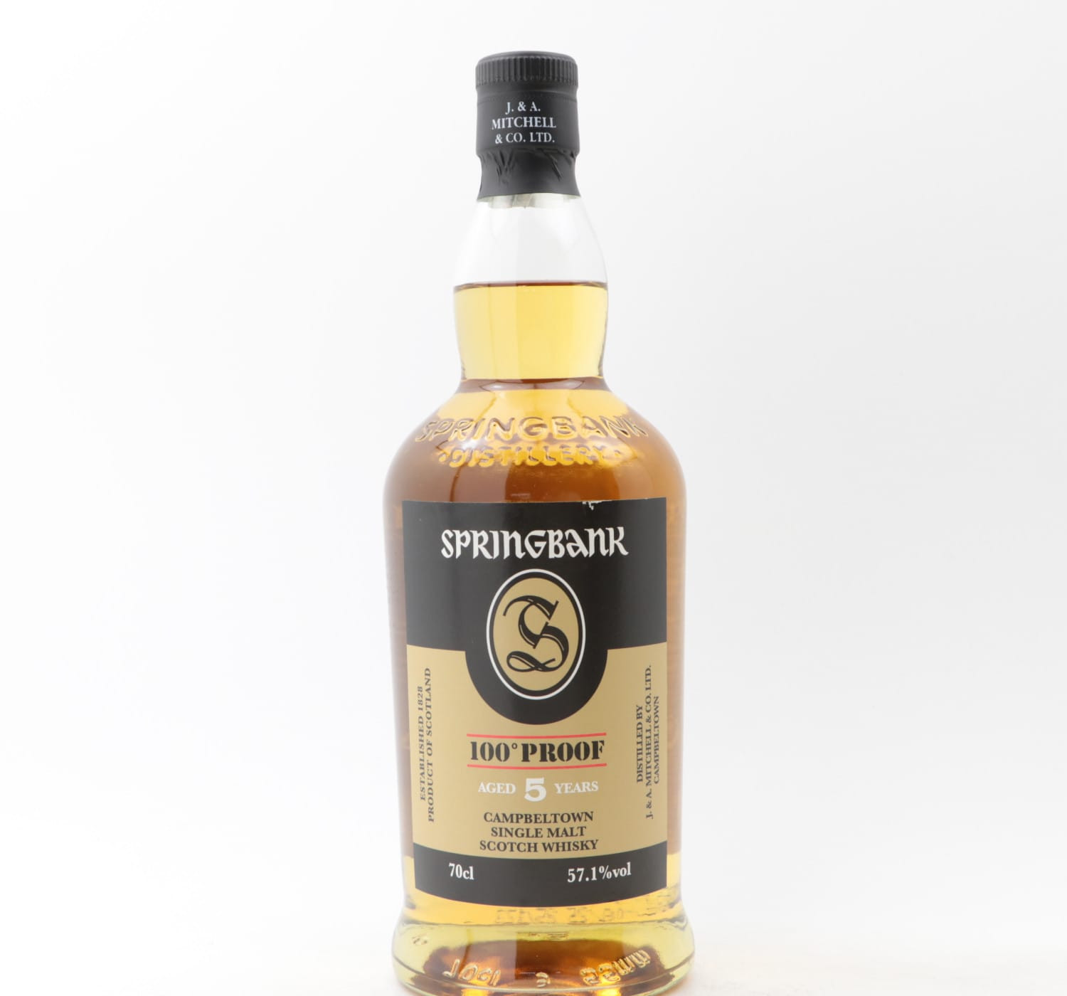 Springbank 5 Year Old 100º Proof Whisky 