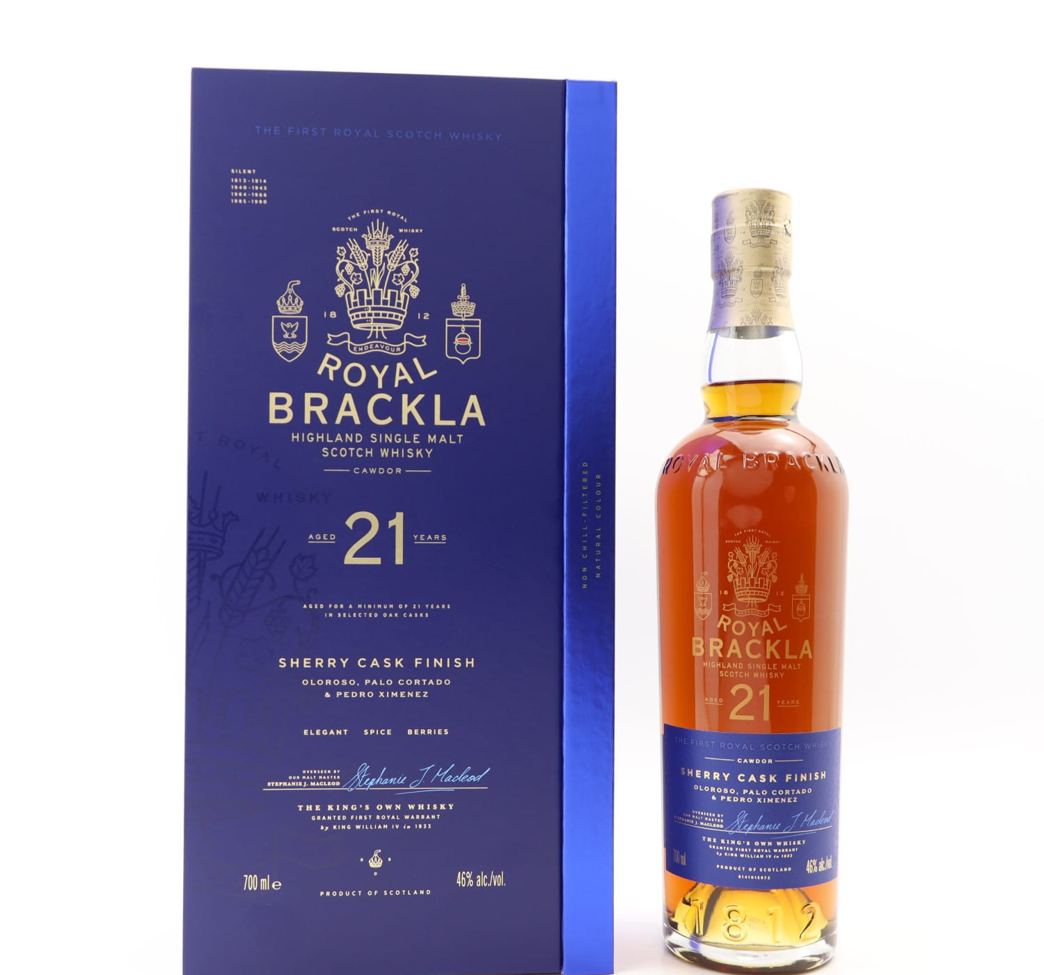 Royal Brackla 21 Year Old Sherry Finish Whisky 