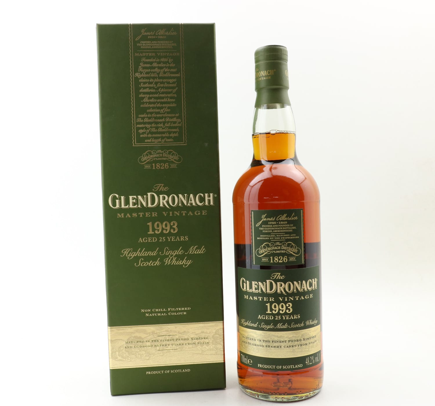GlenDronach 1993 25 Year Old Master Vintage Whisky