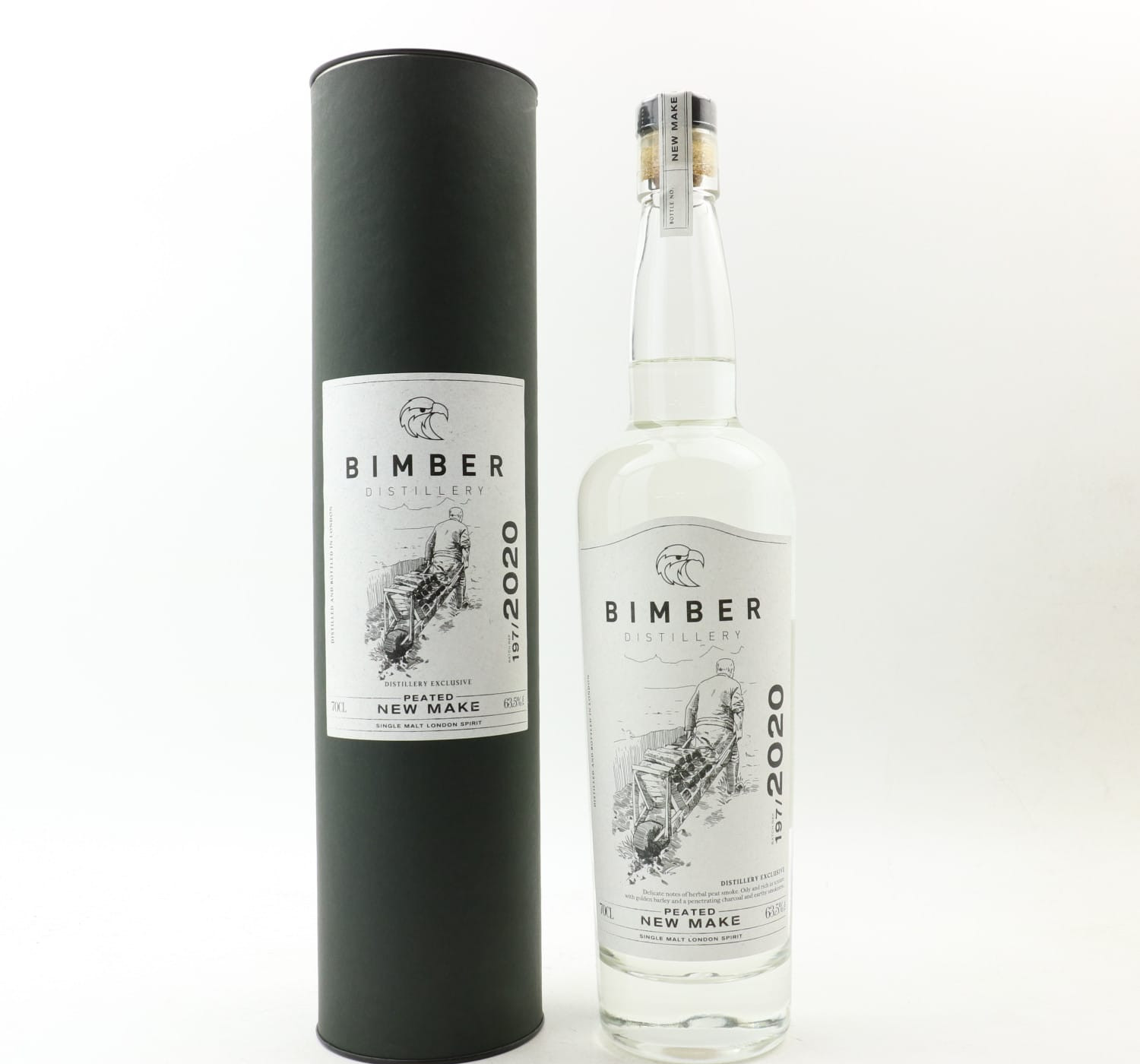 Bimber Peated New Make Distillery Exclusive 2020 Release Whisky