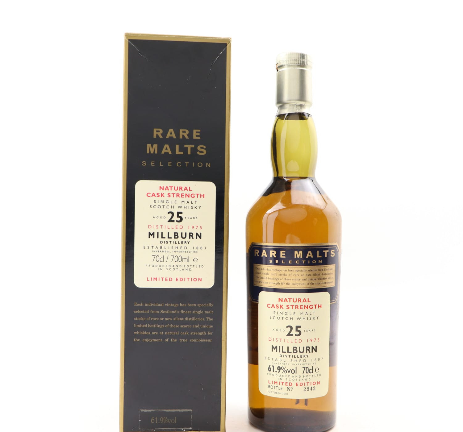 Rare Malts Millburn 1975 25 Year Old Whisky