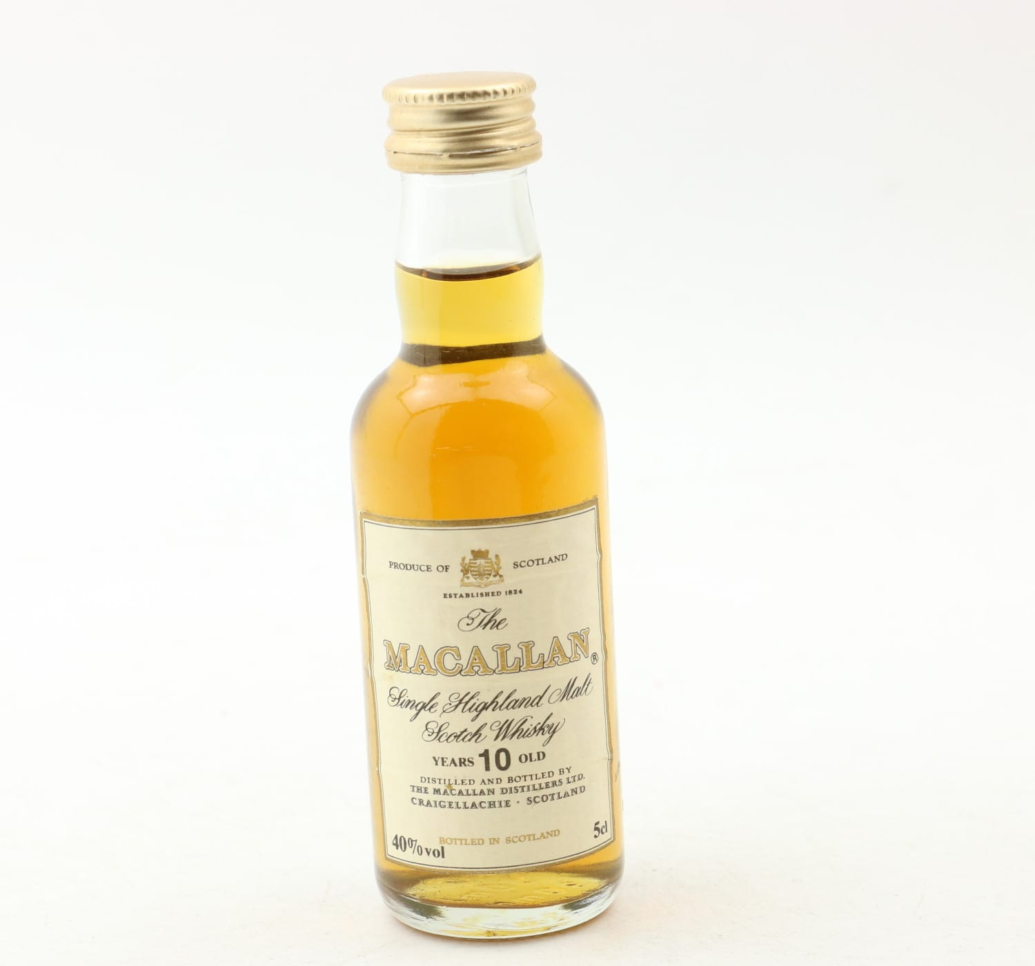 Macallan 10 Year Old Mini 5cl Whisky