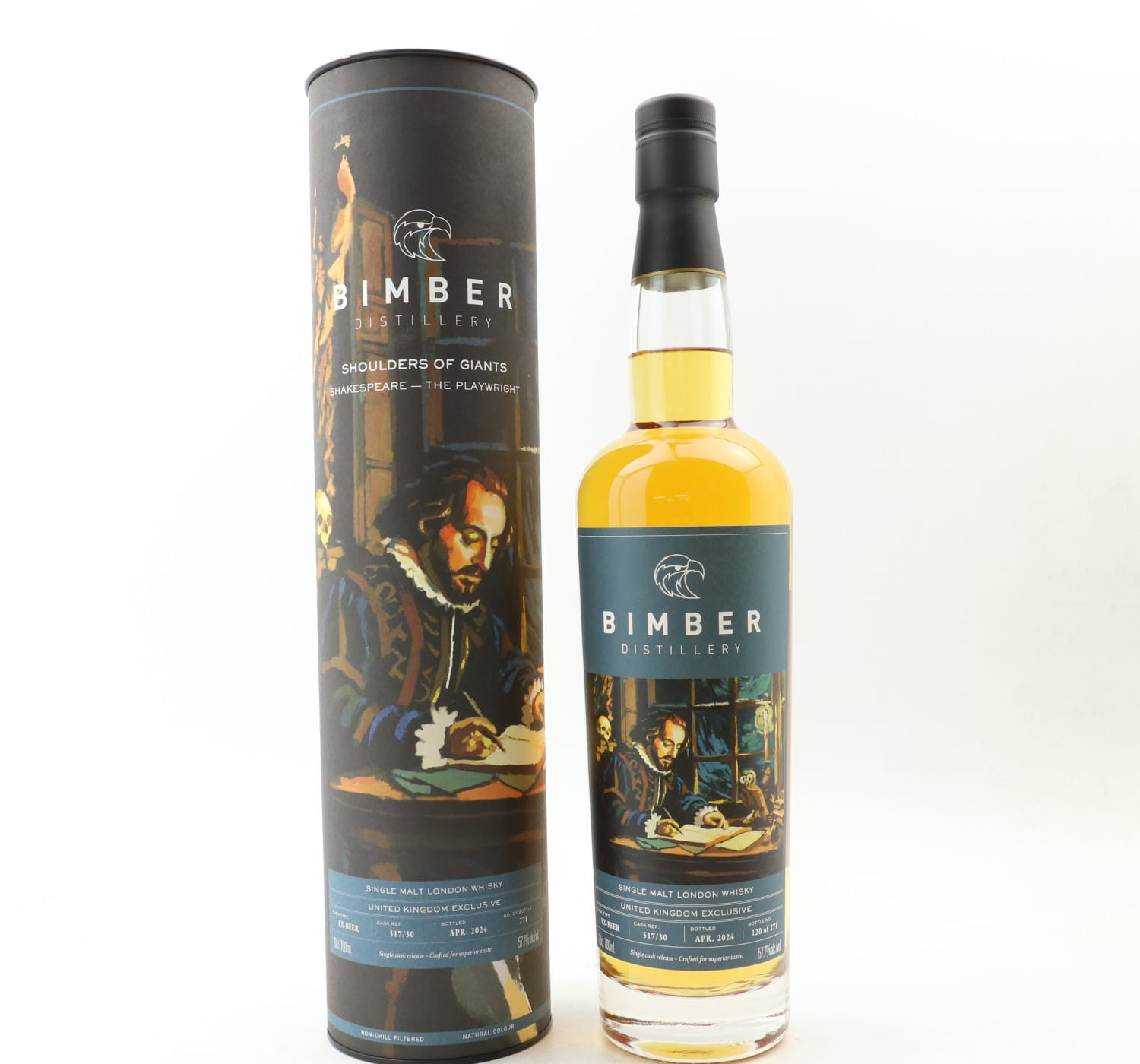 Bimber Shoulders Of Giants Shakespeare The Playwright UK Exclusive Whisky 