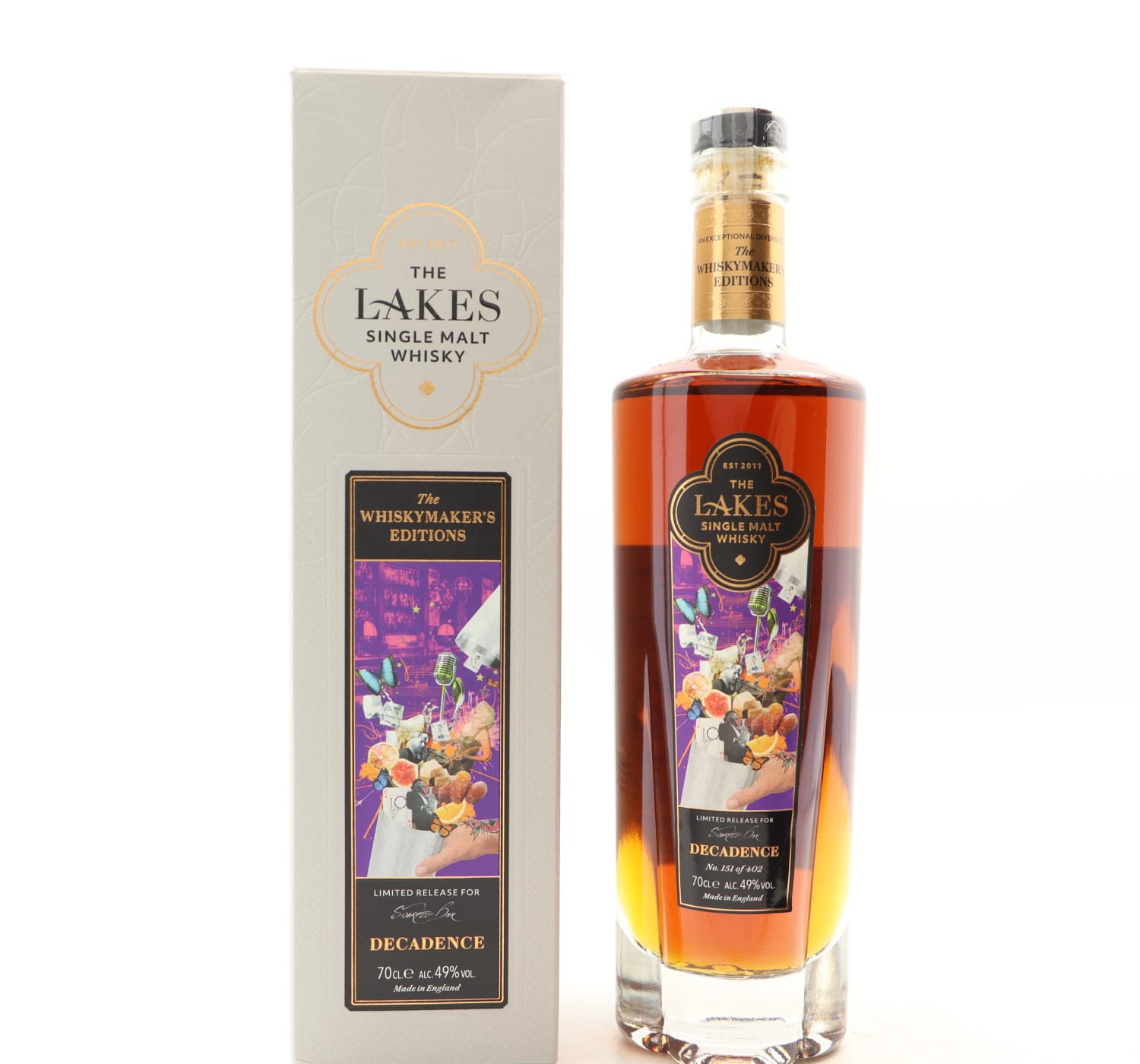 The Lakes Distillery The Whiskymaker’s Edition Decadence 10th Anniversary Of Scarfes Bar Whisky 