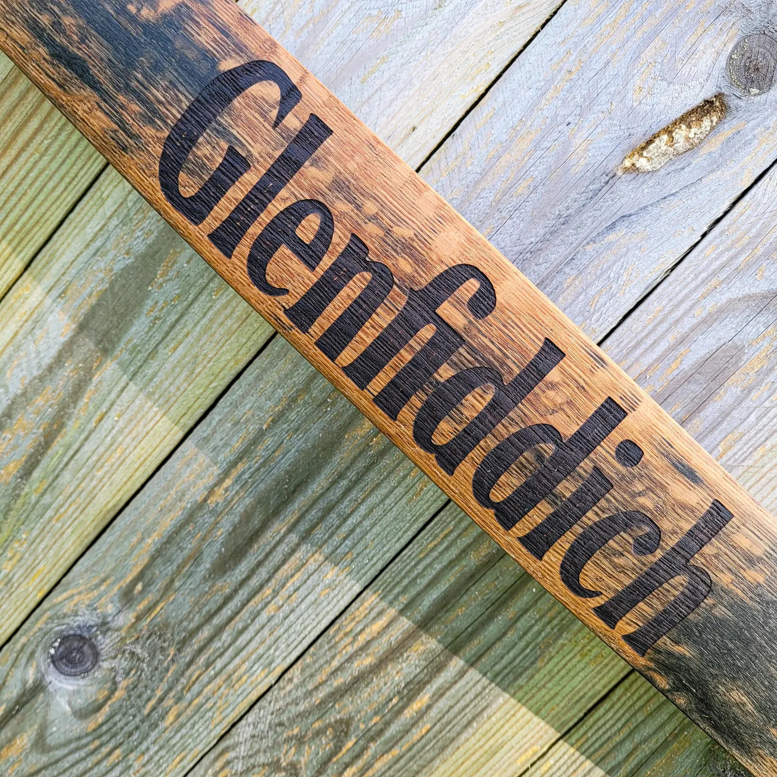 Glenfiddich 1992 Reclaimed Oak Whisky Barrel Stave Wall Art - Image 8