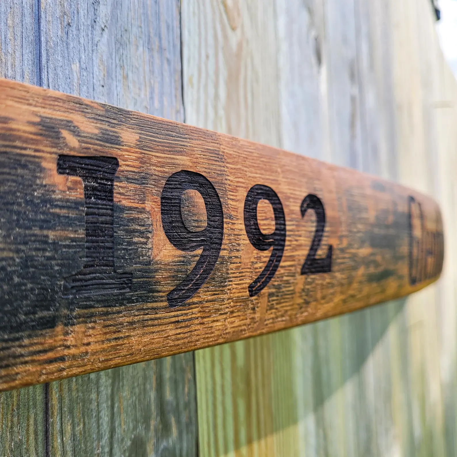 Glenfiddich 1992 Reclaimed Oak Whisky Barrel Stave Wall Art - Image 7