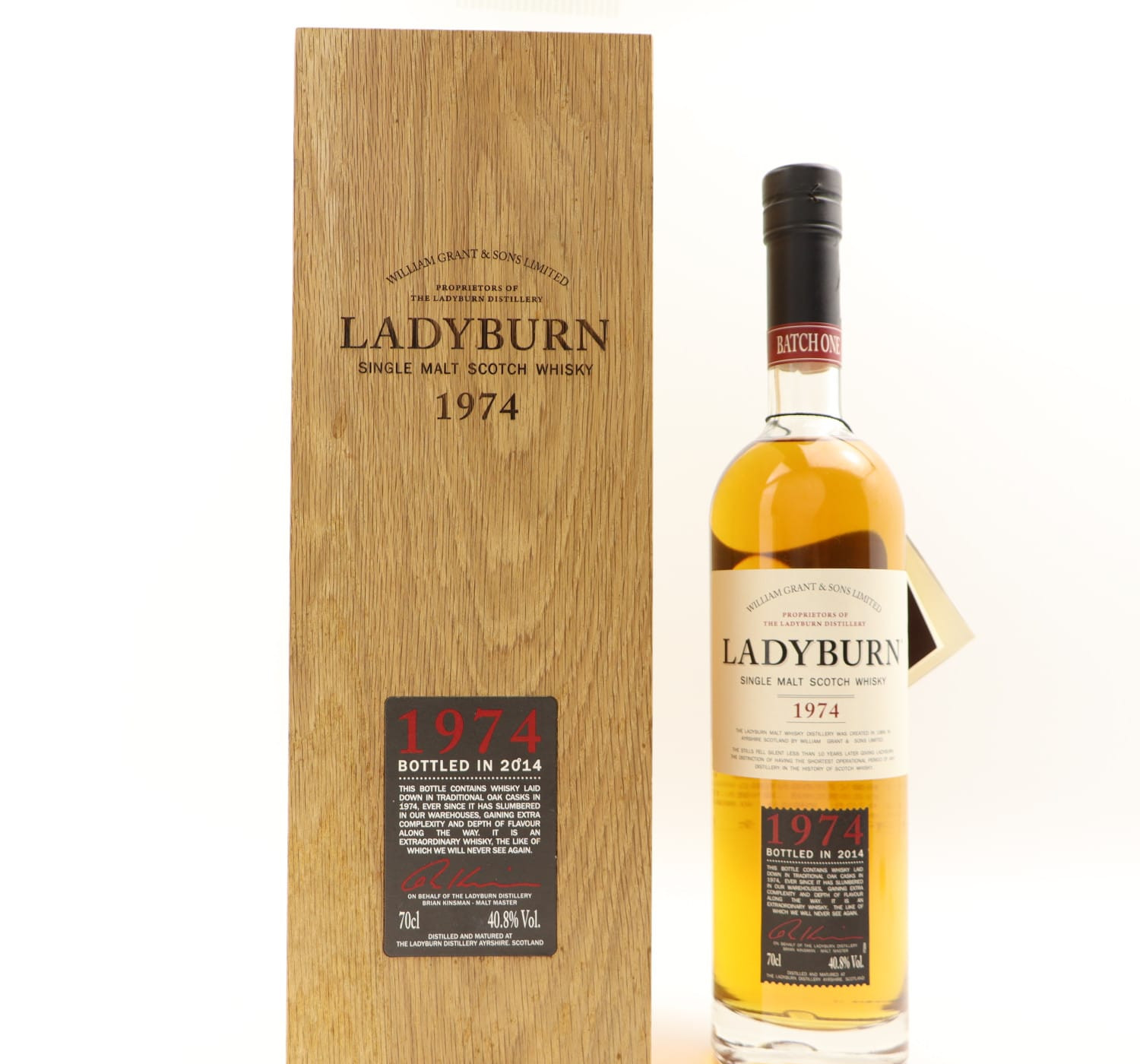 Ladyburn 1974 Batch #1 Whisky
