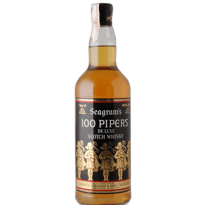 Seagram’s 100 Pipers De Luxe Scotch Whisky (1L) 100cl 40% Scotland Whisky