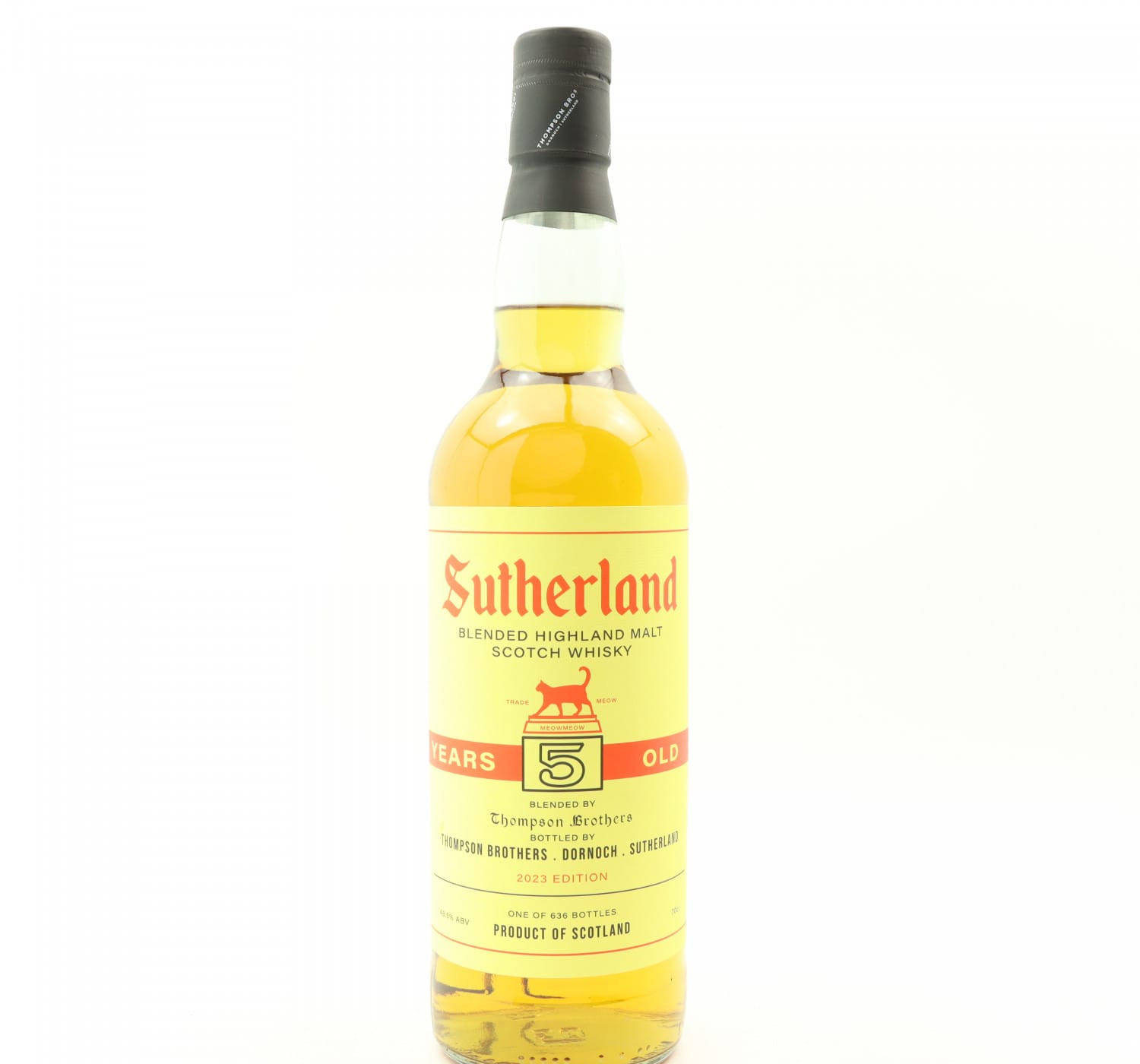 Sutherland Blended Malt 5 Year Old Thompson Bros Whisky 