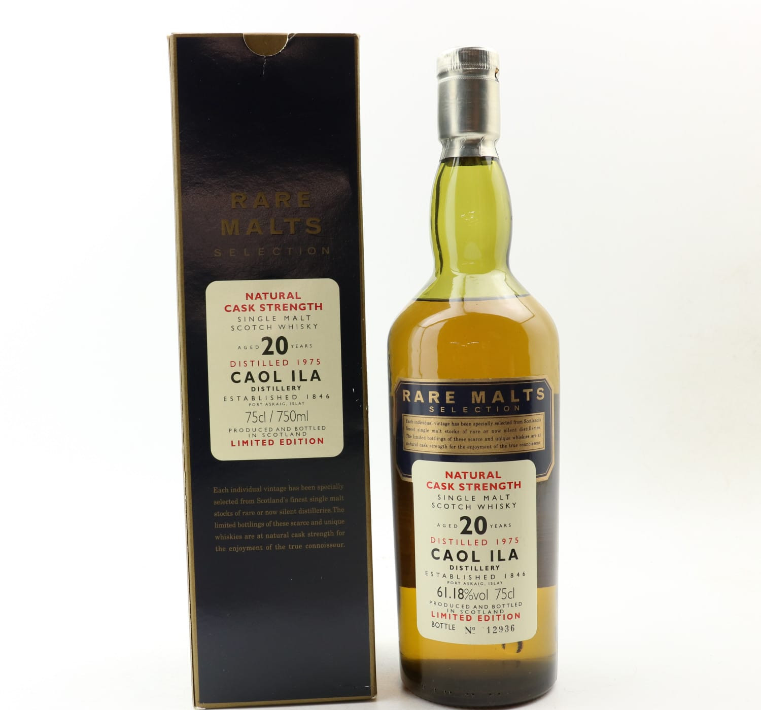 Rare Malts Caol Ila 1975 20 Year Old 75cl Whisky 