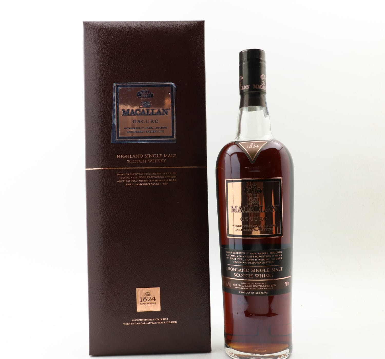 Macallan Oscuro Leather Box Whisky 