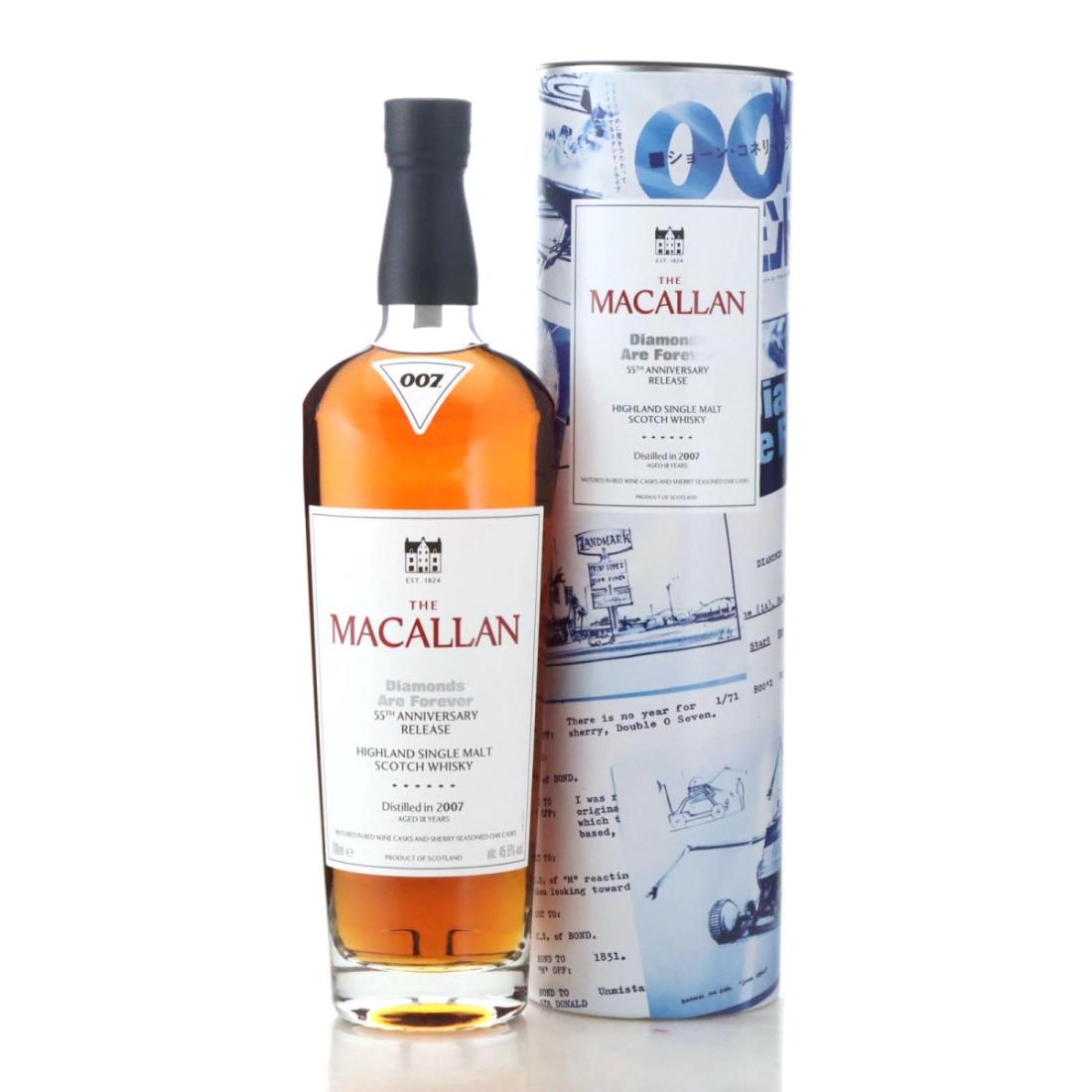 Macallan 2007 Diamonds Are Forever 18 Year Old – 55th Anniversary Release N/Acl 45.50% Scotland Whisky