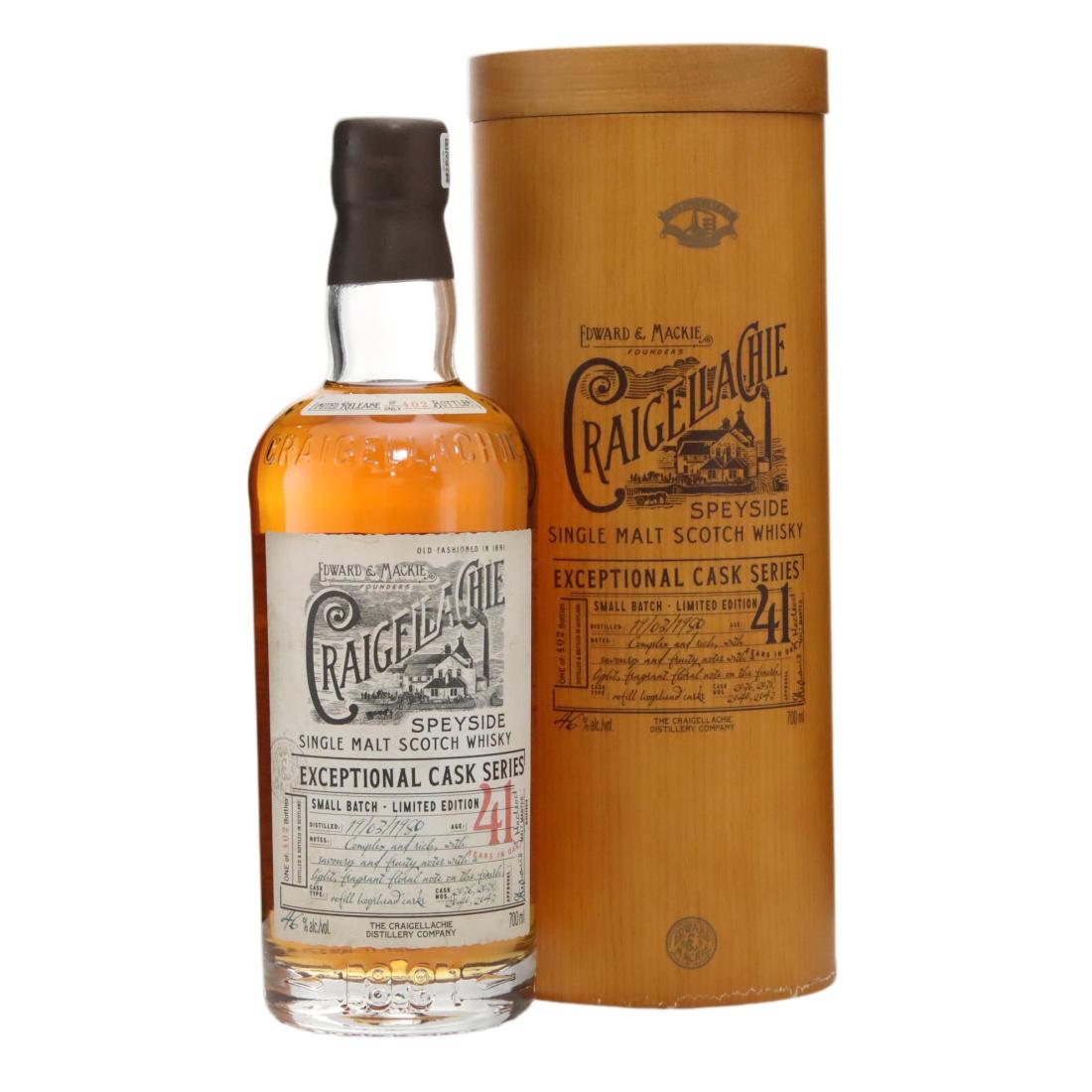 Craigellachie 1980 Exceptional Cask Series 41 Year Old N/Acl 46.00% Scotland Whisky