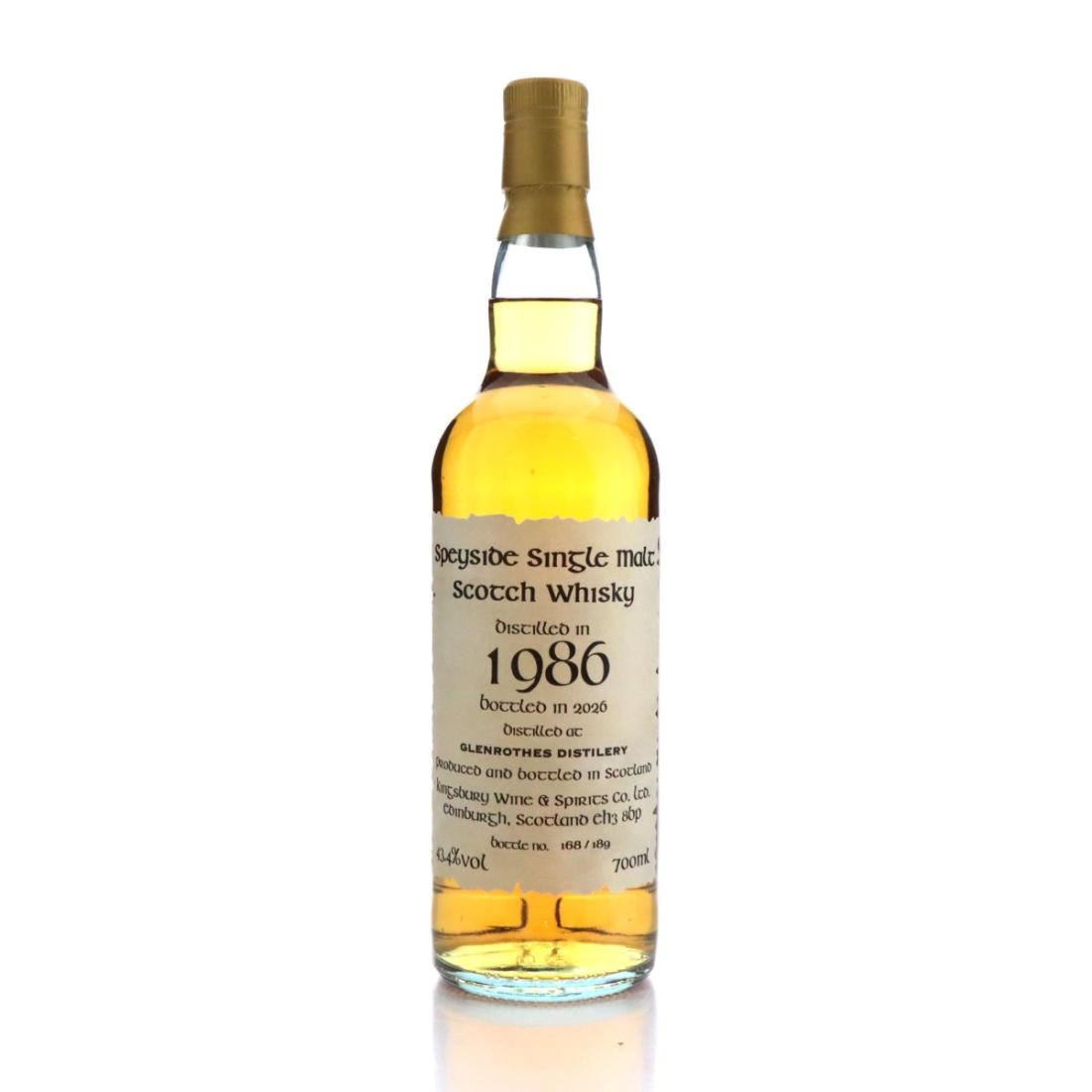 Glenrothes 1986 40 Year Old N/Acl 43.40% Scotland Whisky 