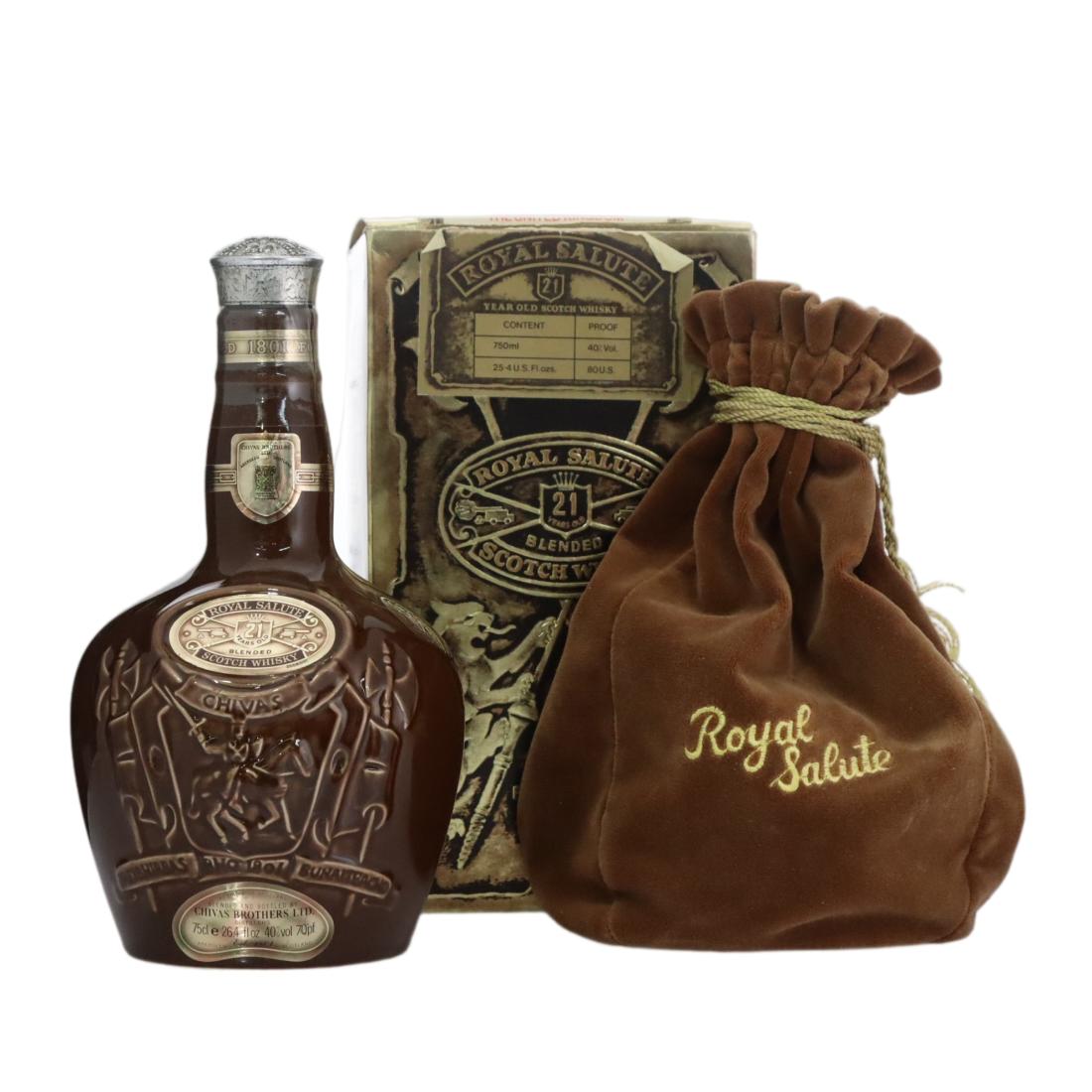 Royal Salute 21 Year Old Scotch Whisky – Brown Flagon N/Acl 40.00% Scotland Whisky