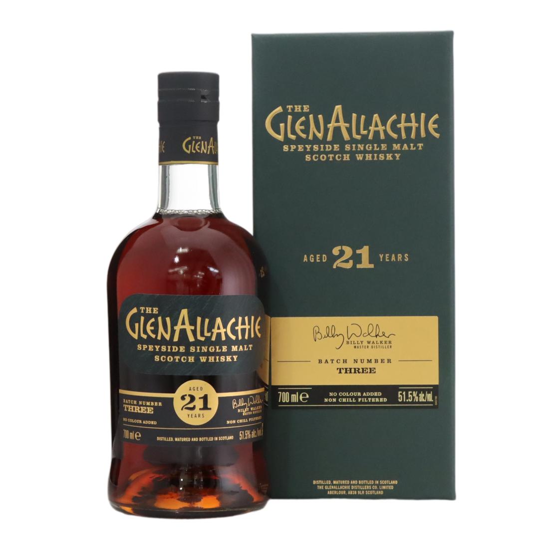 Glenallachie 21 Year Old Batch Number Three N/Acl 51.50% Scotland Whisky
