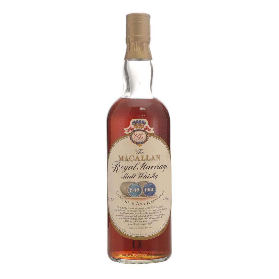 Macallan 1948/1961 Royal Marriage N/Acl 43.00% Scotland Whisky