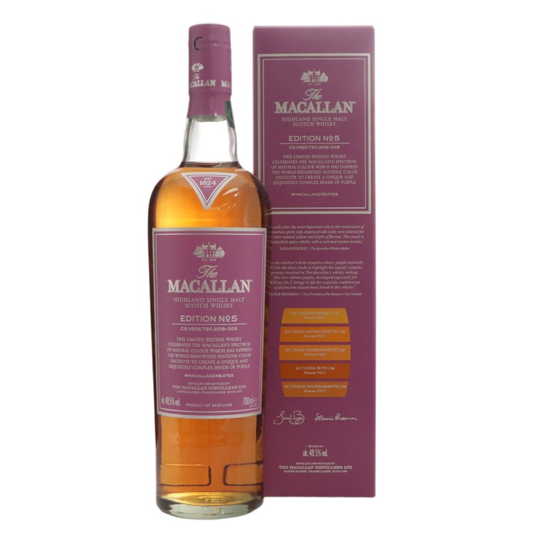 Macallan Edition No.5 N/Acl 48.50% Scotland Whisky