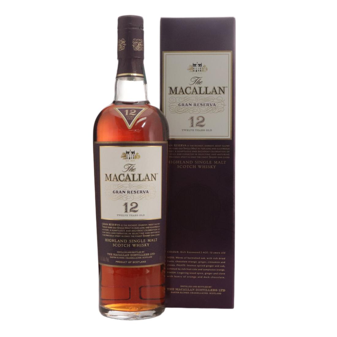 Macallan Gran Reserva 12 Year Old N/Acl 45.60% Scotland Whisky