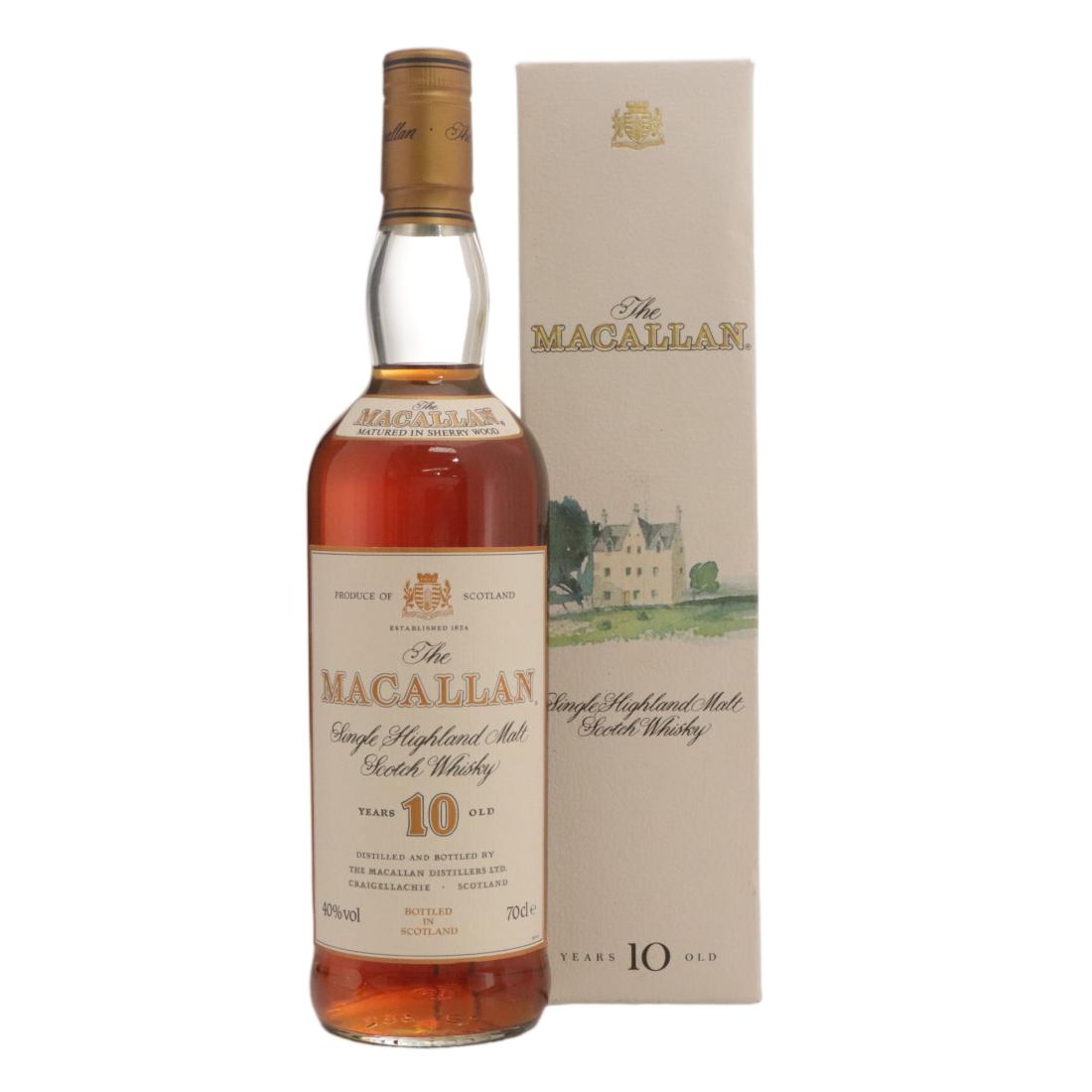 Macallan 10 Year Old N/Acl 40.00% Scotland Whisky 