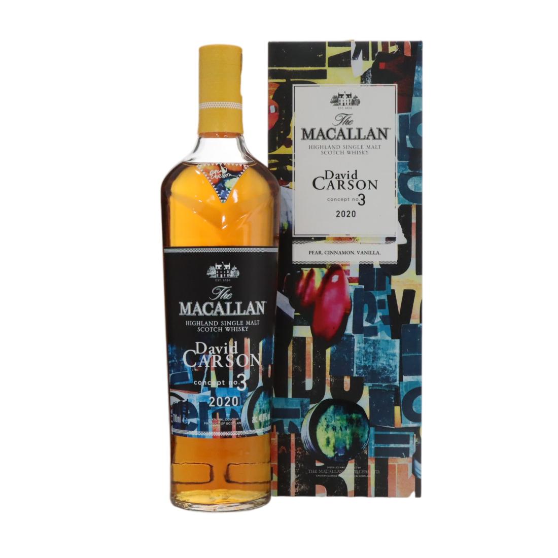 Macallan Concept Number 3 – David Carson N/Acl 40.80% Scotland Whisky