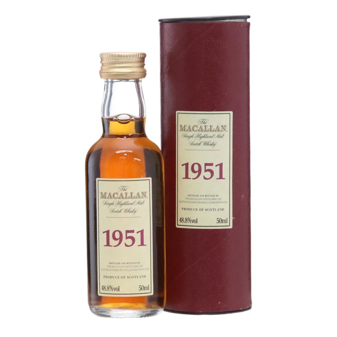 Macallan 1951 Miniature N/Acl 48.80% Scotland Whisky