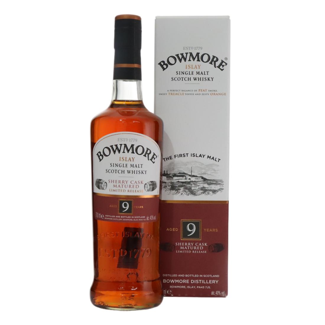 Bowmore 9 Year Old Sherry Cask Matured N/Acl 40.00% Scotland Whisky
