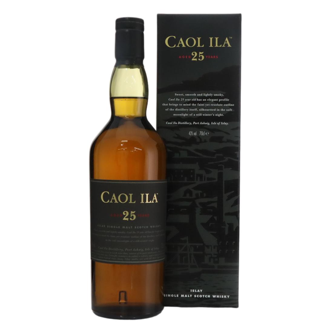 Caol Ila 25 Year Old N/Acl 43.00% Scotland Whisky
