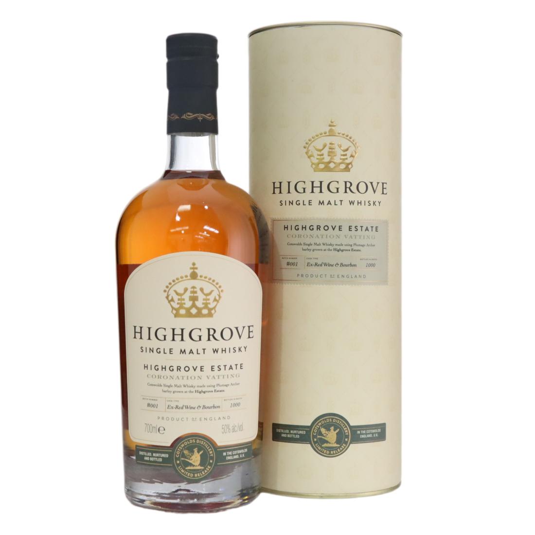 Cotswolds Highgrove Coronation Vatting Batch Number #001 N/Acl 50.00% England Whisky