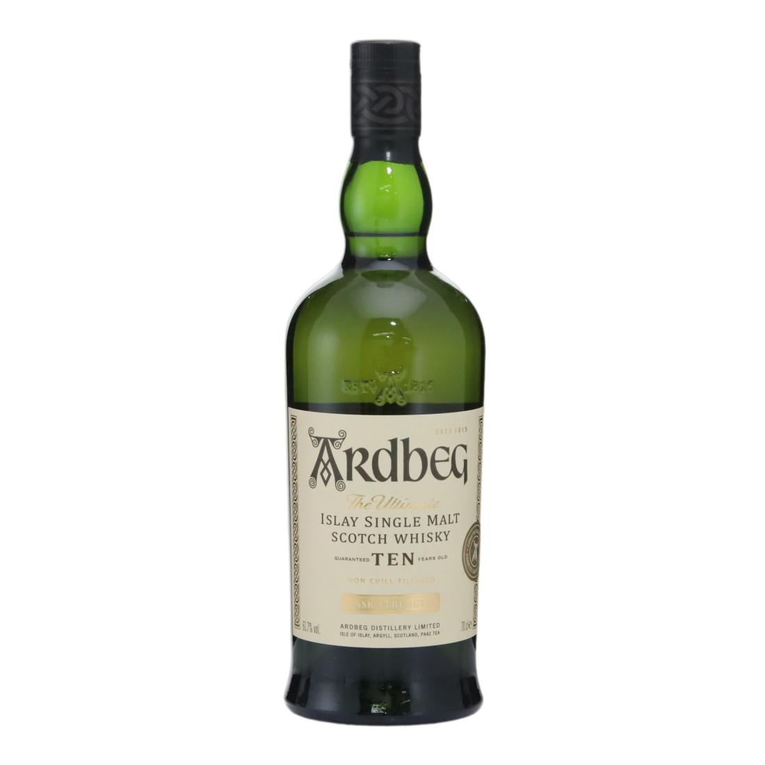 Ardbeg Ten 10 Year Old Cask Strength N/Acl 61.70% Scotland Whisky 