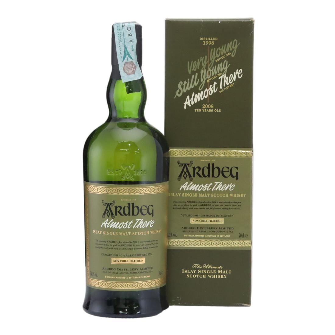 Ardbeg 1998 Almost There N/Acl 54.10% Scotland Whisky 