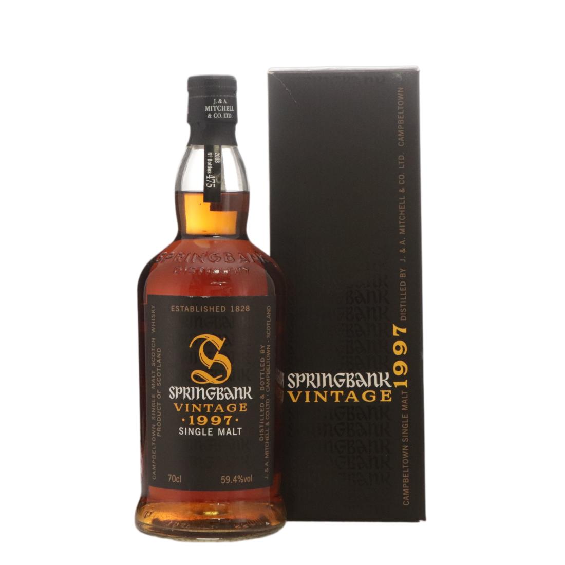 Springbank 1997 Vintage N/Acl 59.40% Scotland Whisky 