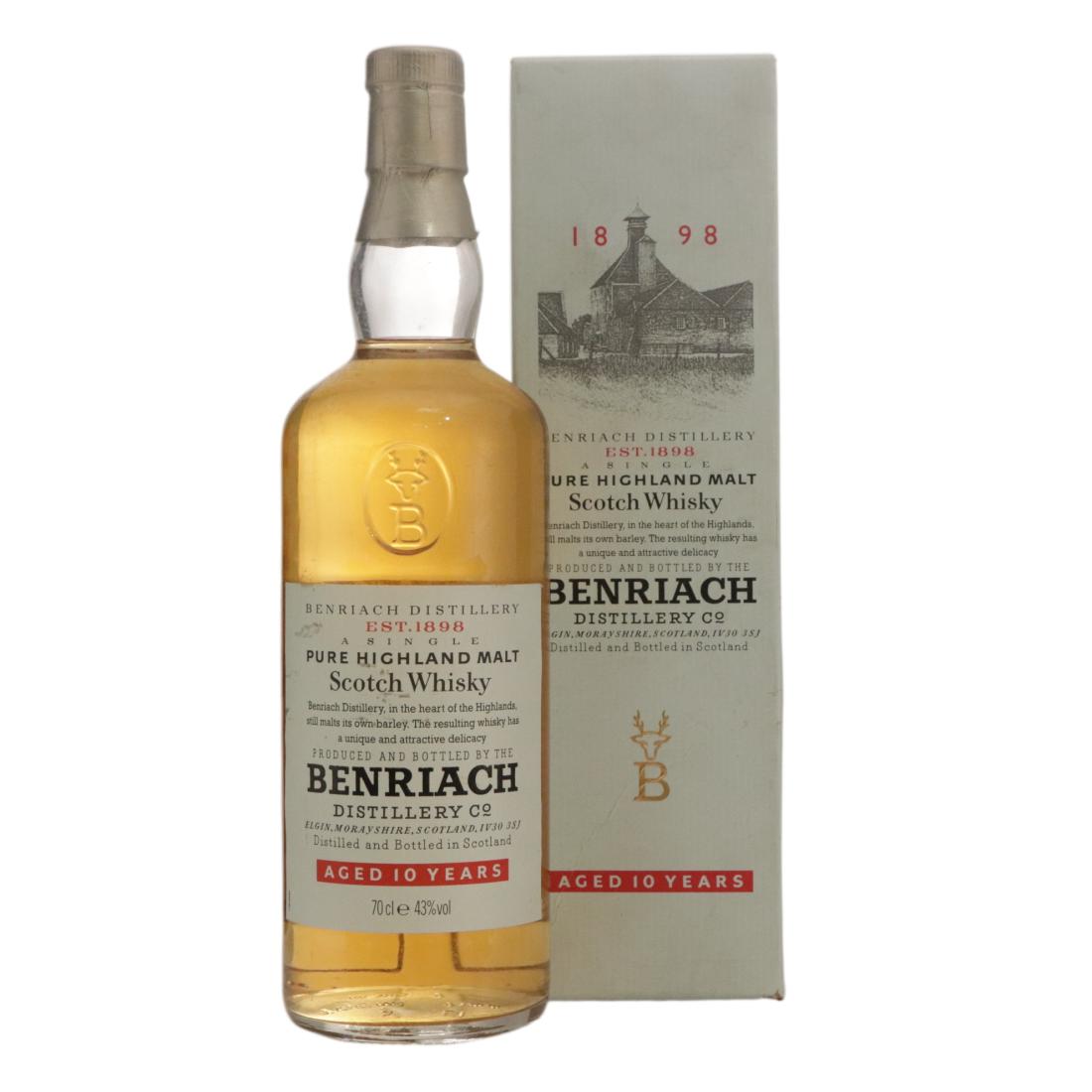 Benriach 10 Year Old N/Acl 43.00% Scotland Whisky 