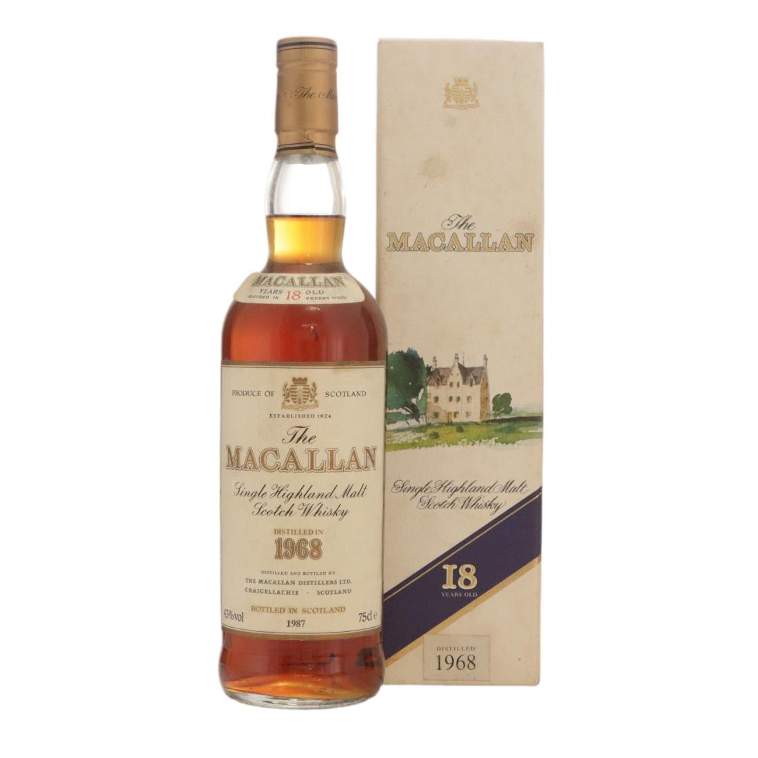 Macallan 1968 18 Year Old N/Acl 43.00% Scotland Whisky