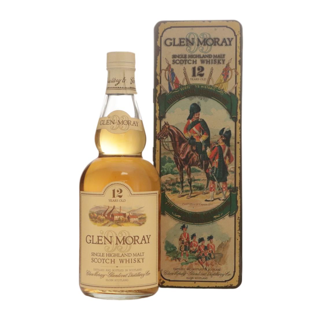 Glen Moray ’93 12 Year Old – Argyll & Sutherland Highlanders Tin N/Acl 40.00% Scotland Whisky 