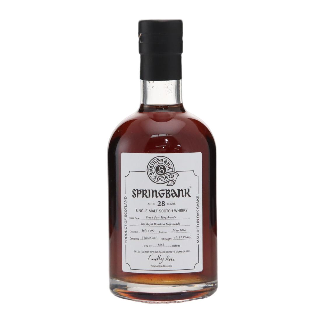 Springbank 1997 Springbank Society 28 Year Old N/Acl 51.10% Scotland Whisky