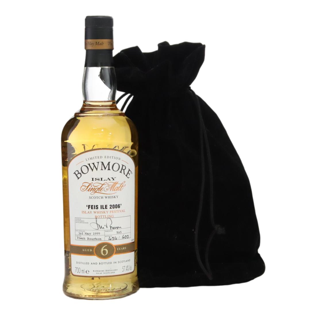 Bowmore 1999 Islay Whisky Festival Bottling 6 Year Old N/Acl 57.40% Scotland Whisky