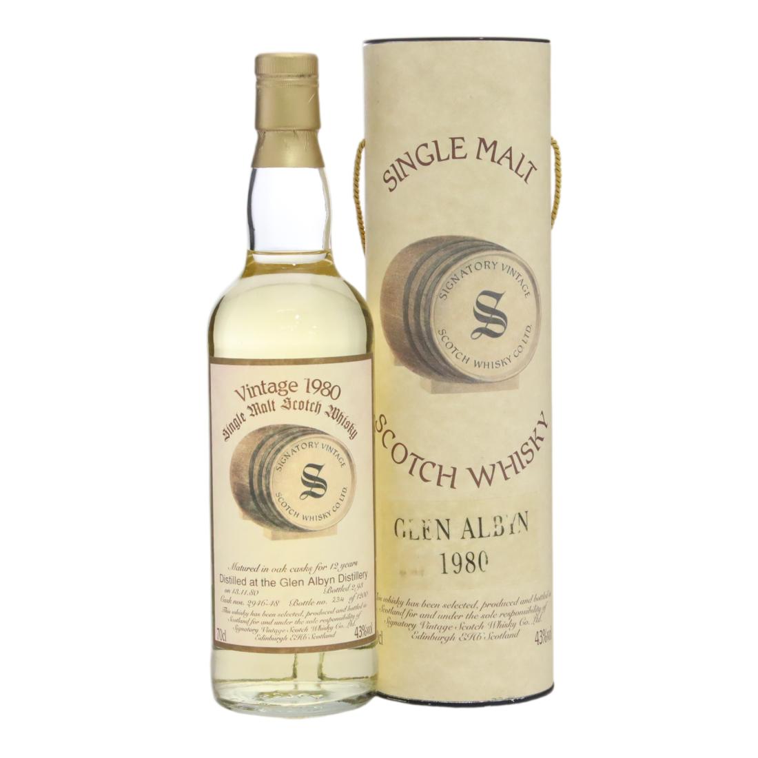 Glen Albyn 1980 12 Year Old N/Acl 43.00% Scotland Whisky