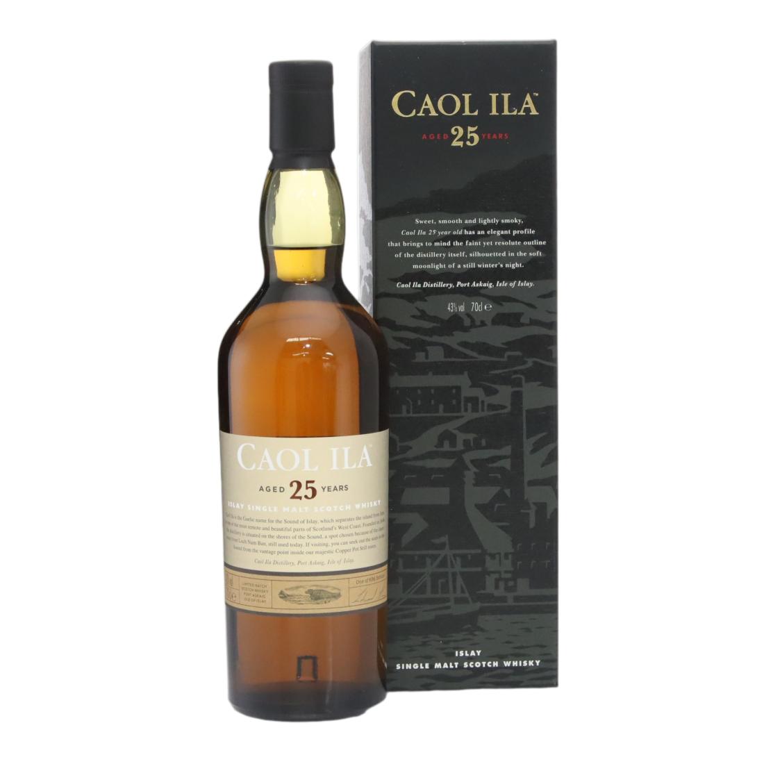 Caol Ila 25 Year Old Limited Batch N/Acl 43.00% Scotland Whisky