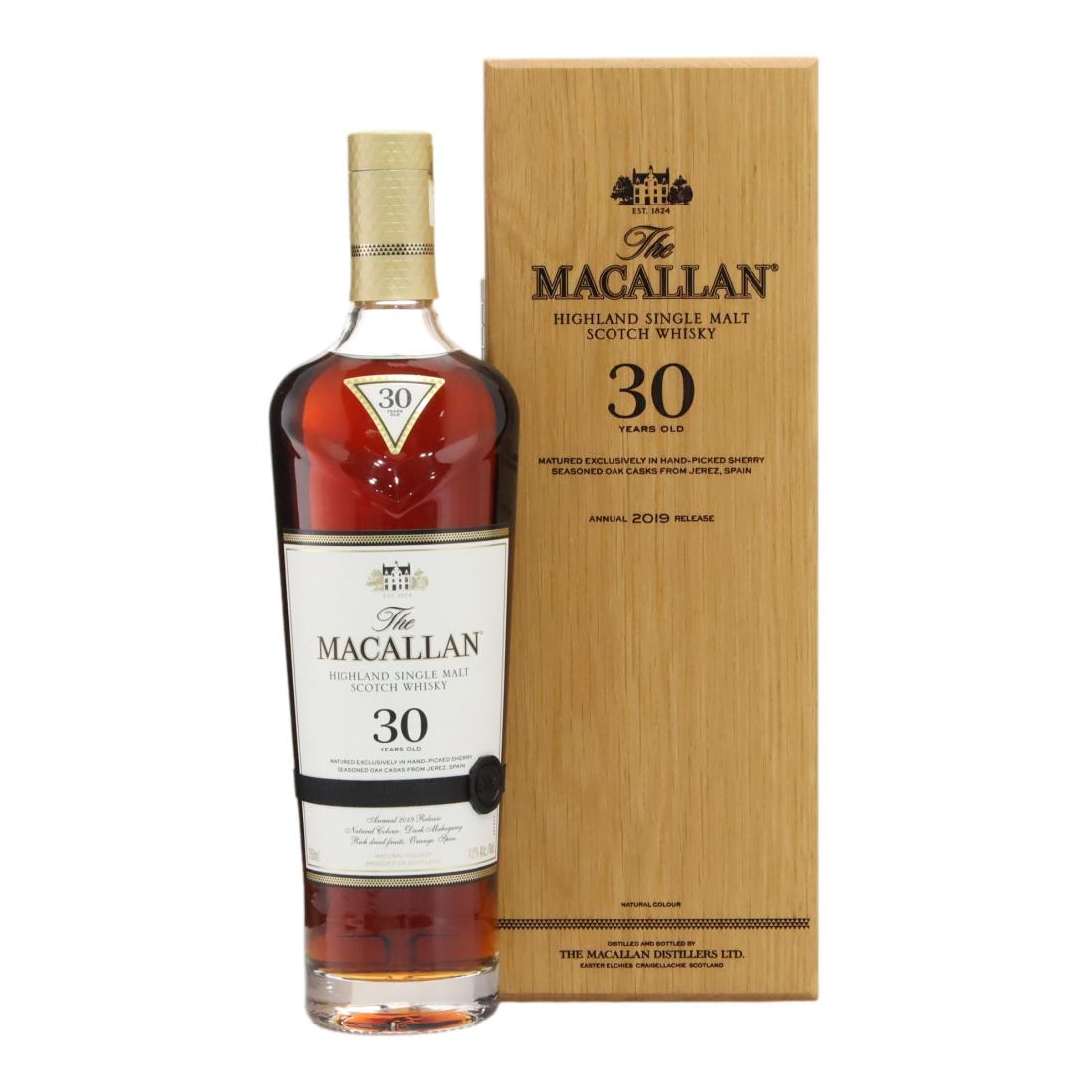 Macallan 30 Year Old Annual 2019 Release N/Acl 43.00% Scotland Whisky