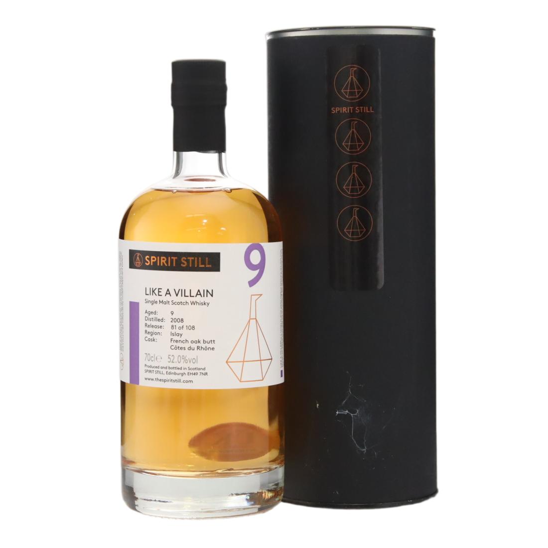 Lagavulin ‘Like a Villain’ 2008 Spirit Still 9 Year Old N/Acl 52.00% Scotland Whisky