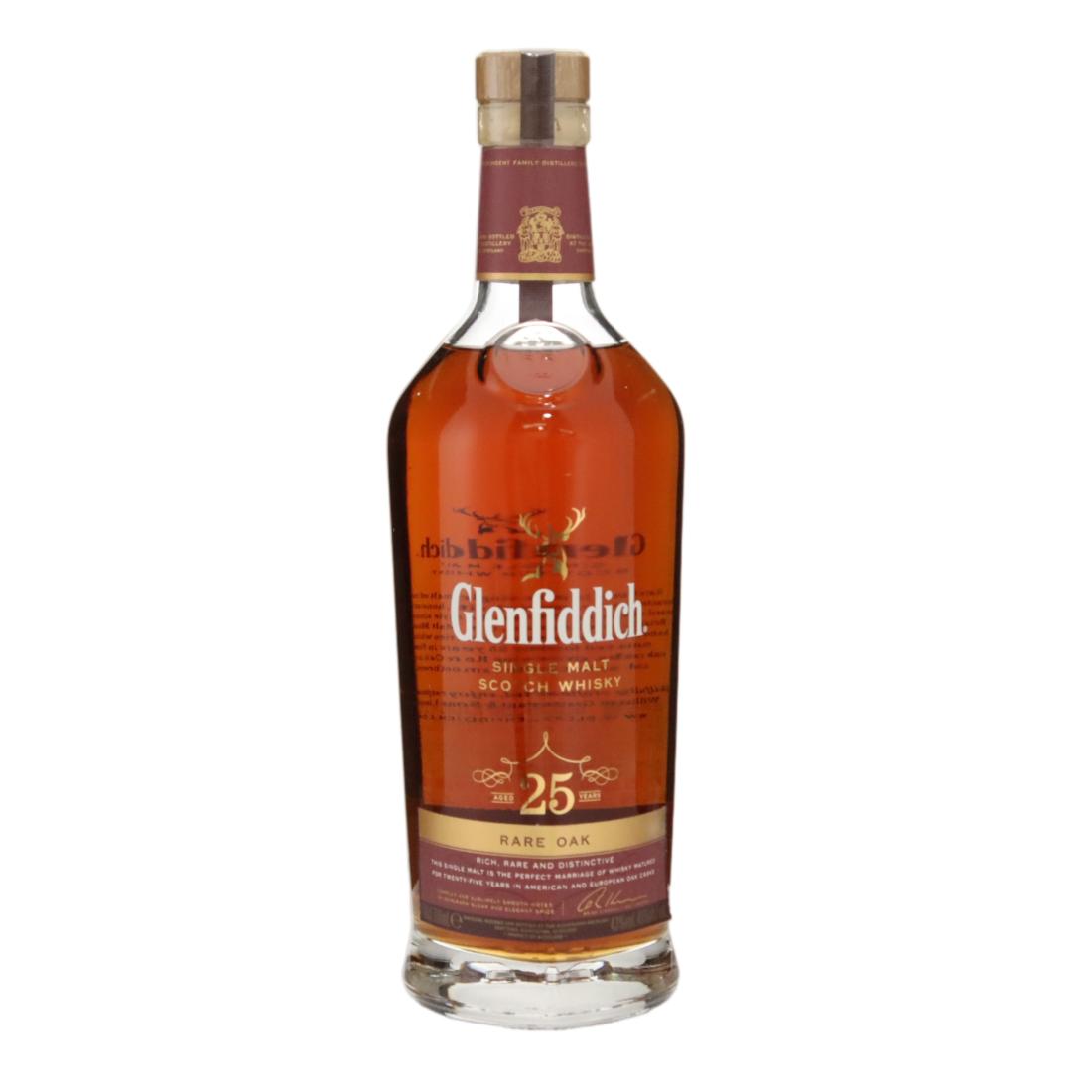 Glenfiddich 25 Year Old Rare Oak N/Acl 43.00% Scotland Whisky