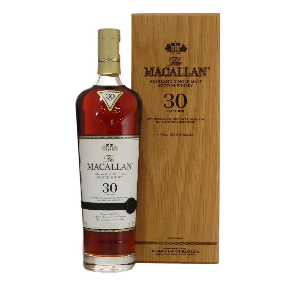 Macallan 30 Year Old Annual 2022 Release N/Acl 43.00% Scotland Whisky