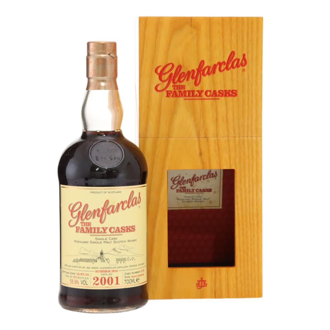 Glenfarclas 2001 The Family Casks Summer 2016 N/Acl 58.90% Scotland Whisky 