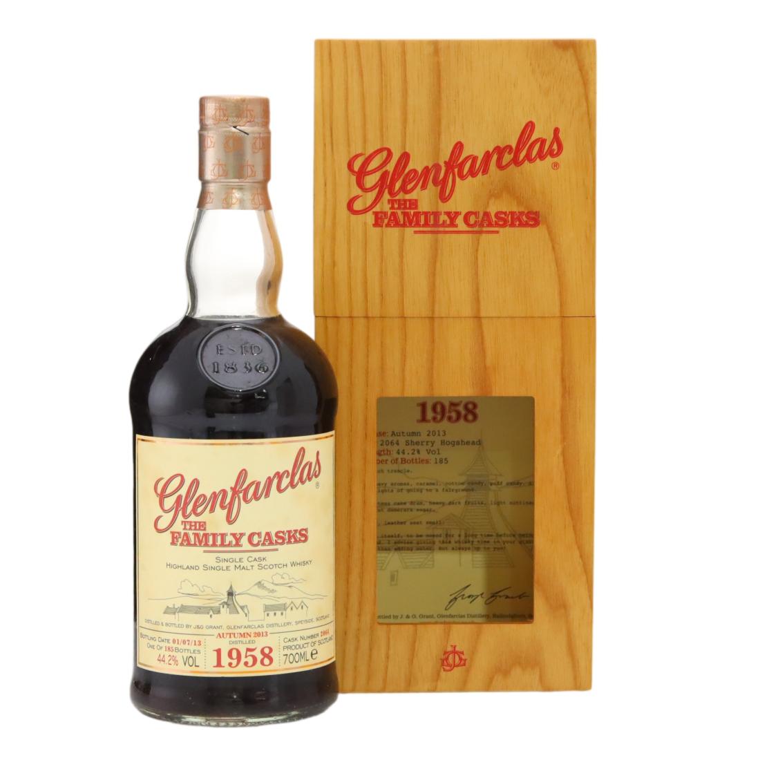 Glenfarclas 1958 The Family Casks Autumn 2013 N/Acl 44.20% Scotland Whisky