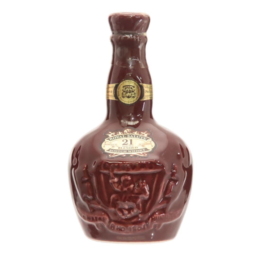 Royal Salute 21 Year Old Scotch Whisky – Ruby Flagon Miniature N/Acl 43.00% Scotland Whisky