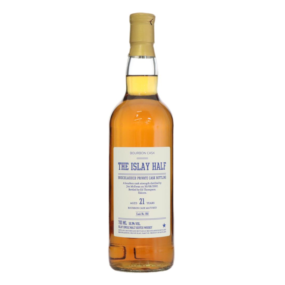 Bruichladdich 2002 The Islay Half 21 Year Old N/Acl 59.30% Scotland Whisky 
