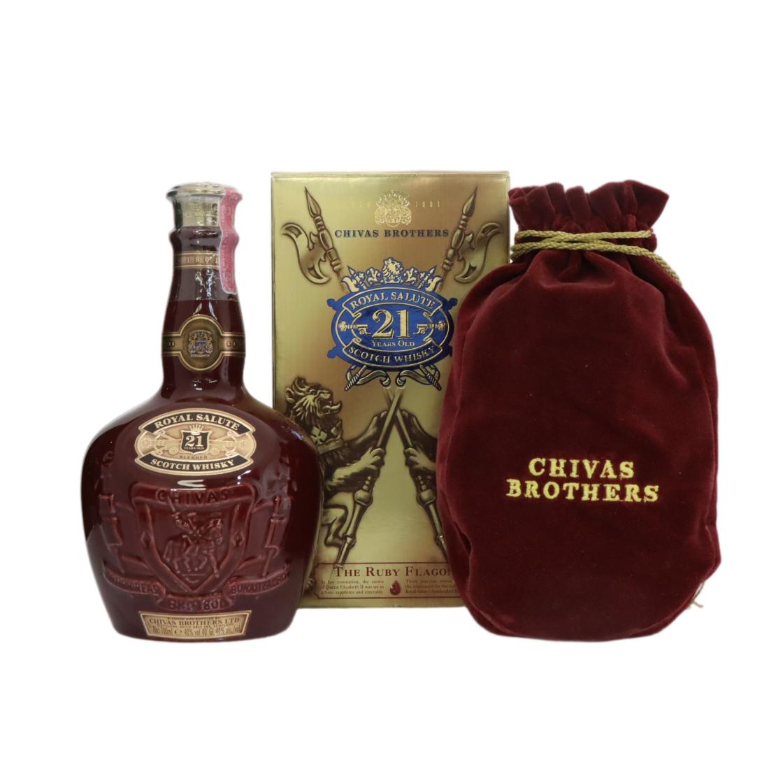 Royal Salute 21 Year Old Scotch Whisky – Ruby Flagon N/Acl 40.00% Scotland Whisky