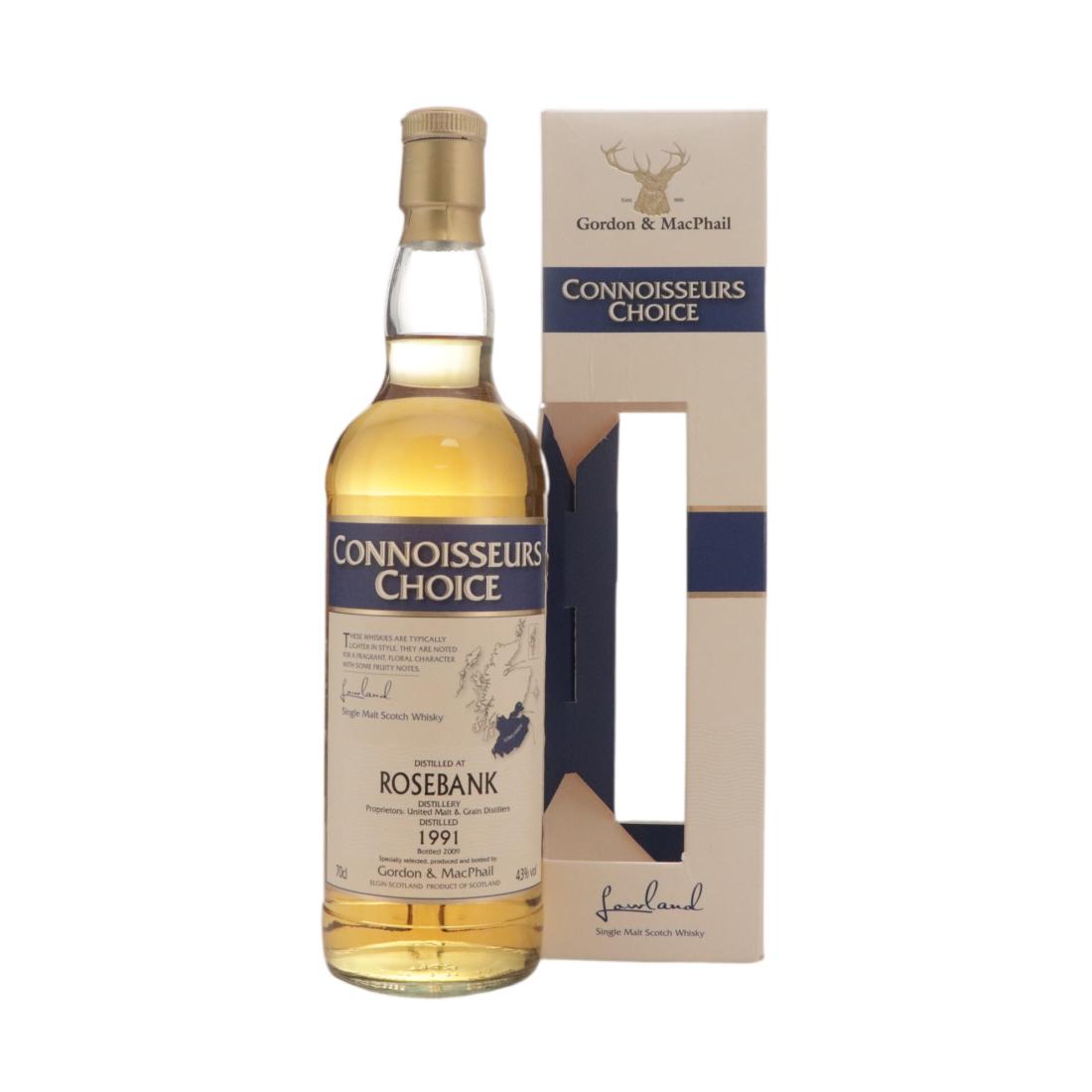 Rosebank 1991 Connoisseurs Choice N/Acl 43.00% Scotland Whisky