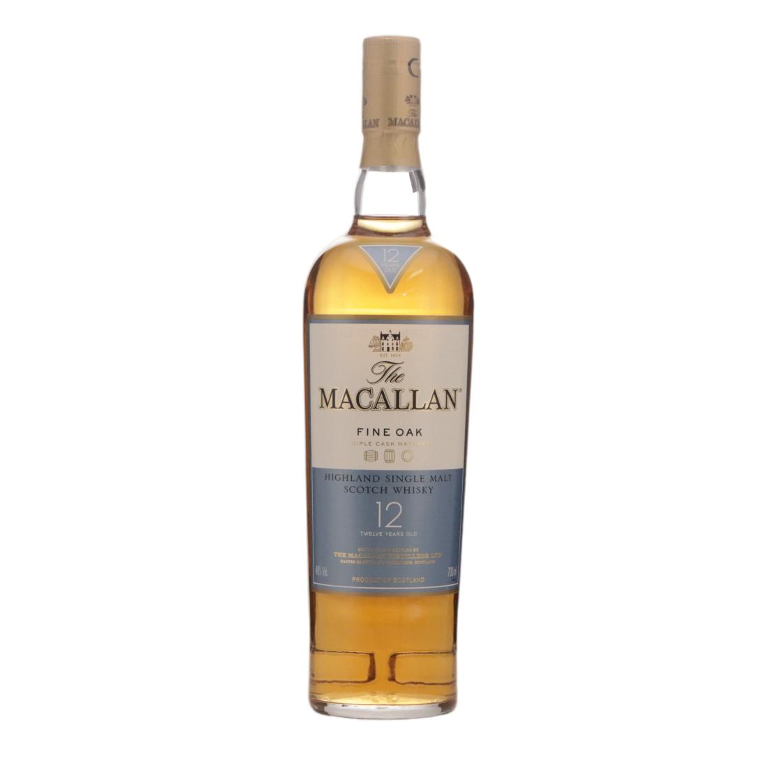 Macallan Fine Oak 12 Year Old N/Acl 40.00% Scotland Whisky